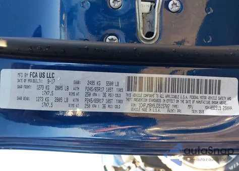 2018 Jeep Cherokee Trailhawk 4X4 из США, поврежденный, VIN 1C4PJMBX9JD515702